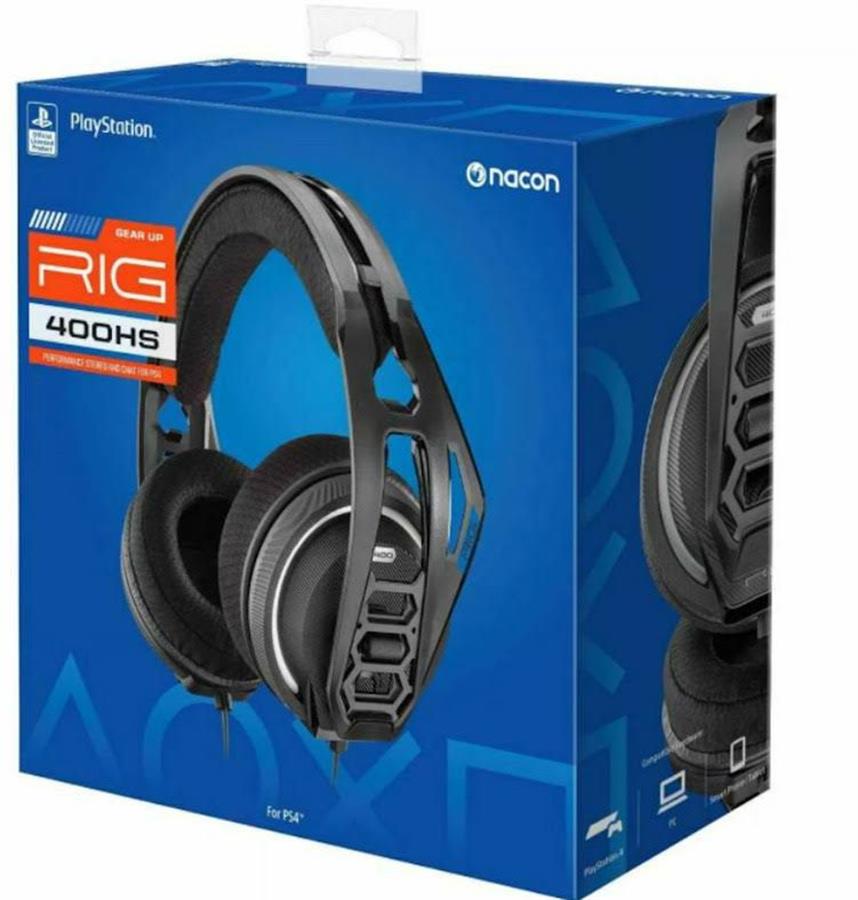 AURICULARES PS4 RIG 400 NEGRO LICENCED SONY