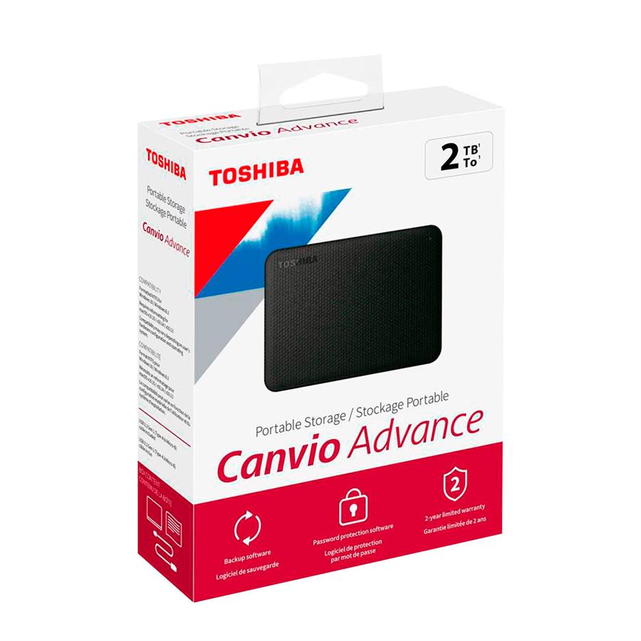 Disco externo Toshiba advanced  canvio 2TB