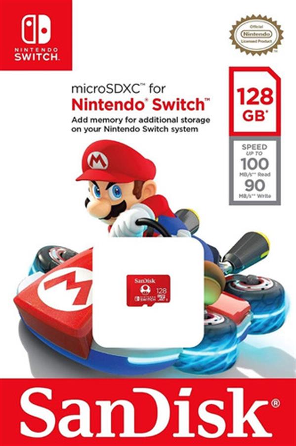 Micro sd Nintendo oficial 128 gb