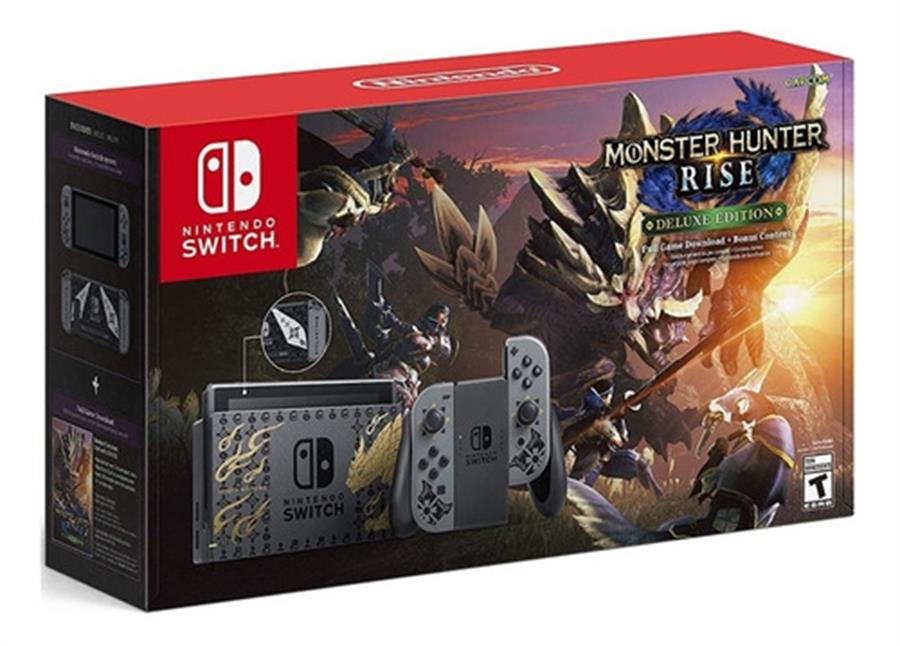 Consola switch edicion limitada Monster Hunter Rise