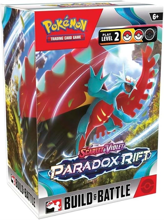 Pokemon TCG: Scarlet & Violet 4 Paradox Rift Booster Build & Battle Box