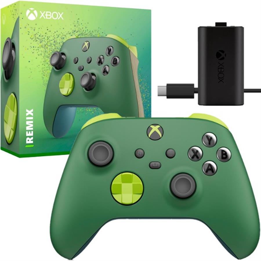 Joystick xbox Remix edition (incluye bateria y cable)