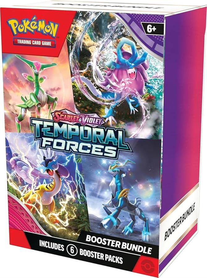Pokemon TCG: Escarlata y Violeta: Fuerzas Temporales: Paquete Booster ESP