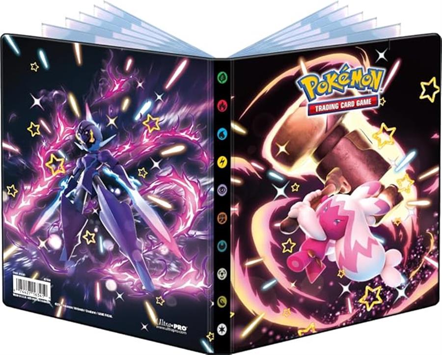 Pokemon TCG: Ultra PRO - Cartera de 4 bolsillos para Pokémon Escarlata y Violeta - Shiny Tinkaton y Ceruledge