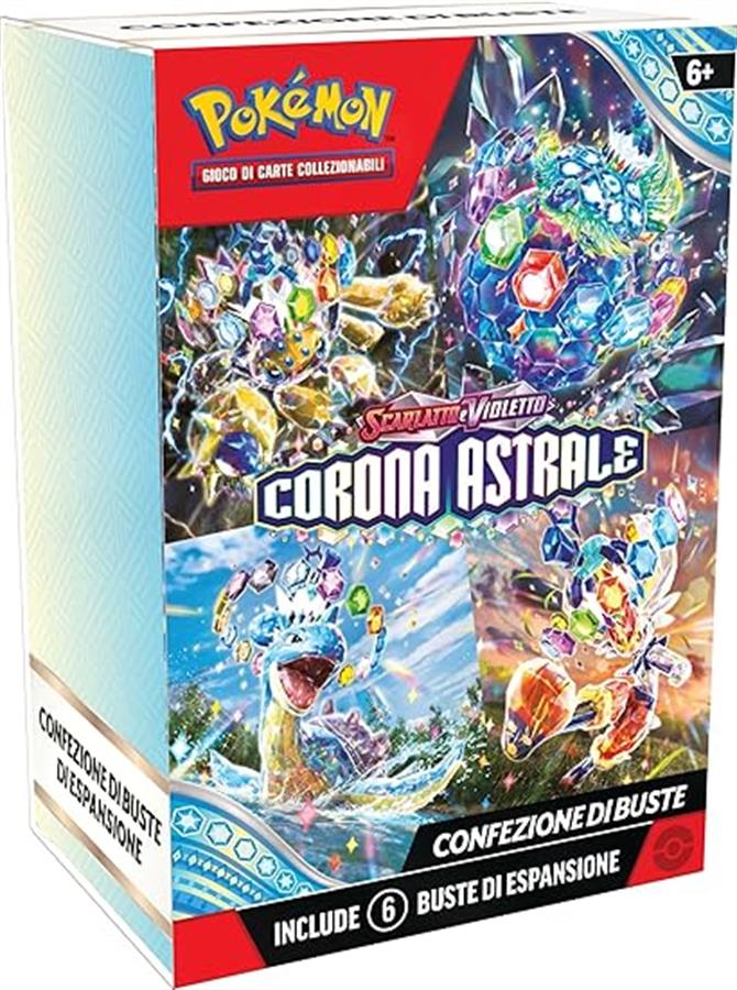 Pokemon TCG: Paquete de Sobres de expansión Escarlata y Violeta - Corona Astral