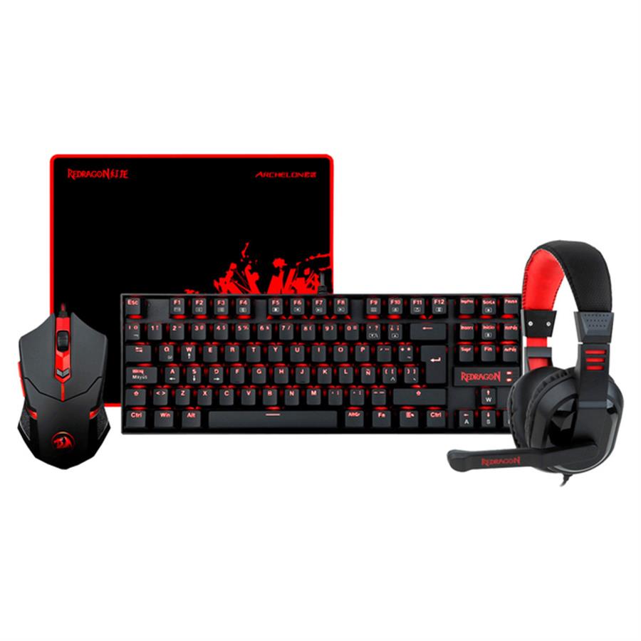 Combo redragon essentials 4 en 1