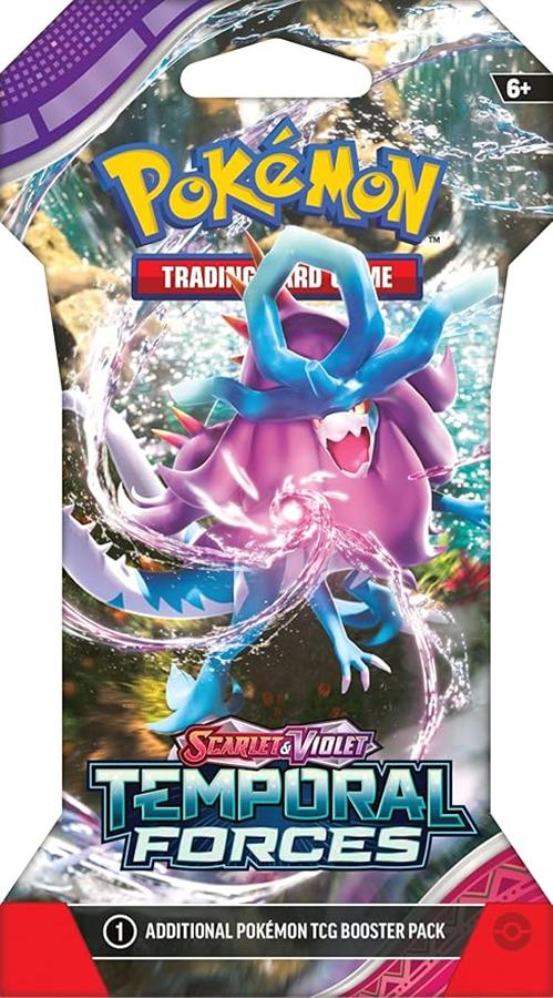 Pokemon TCG: Paquete Scarlet & Violet Temporal Forces  ESP