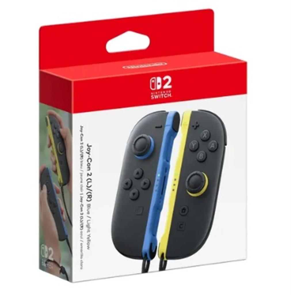 Joycon Nintendo Switch 2 New Color azul y amarillo