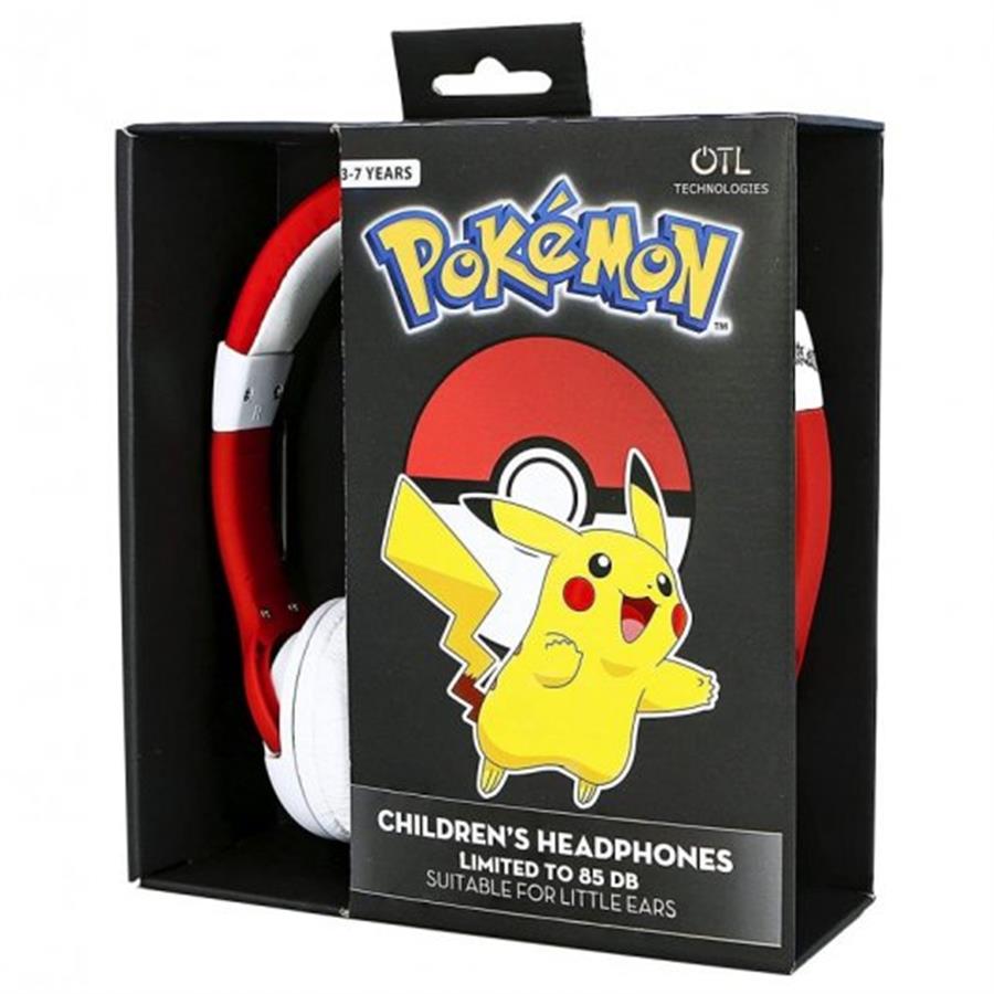 Auricular Pokemon p/niños licencia Nintendo oficial