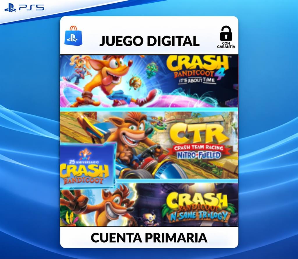 CRASH BANDICOOT: LOTE CRASHVERSARY - PS5 DIGITAL