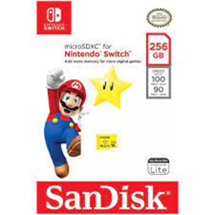 Micro sd Nintendo oficial 256 gb