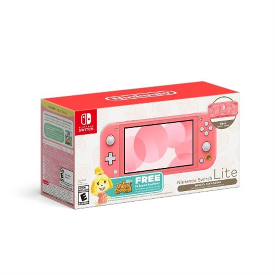 Consola Nintendo switch lite rose animal crossing