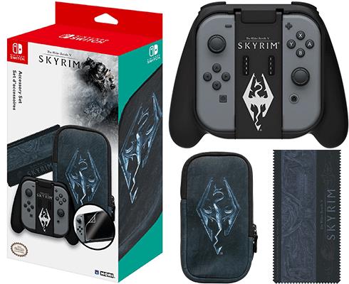 Skyrim funda kit premium nintendo oficial