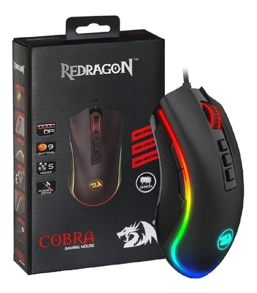 mouse redragon cobra 24000 dpi