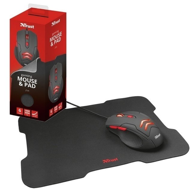 trust combo mouse+pad ziva