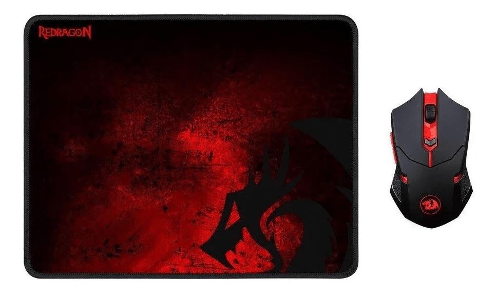 kir redragon gamer m601 mouse + pad new version