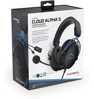 AURICULAR HYPERX CLOUD ALPHA S BLUE